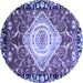 Round Persian Blue Traditional Rug, abs3111blu