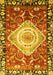 Machine Washable Persian Yellow Traditional Rug, wshabs3111yw