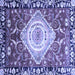 Square Persian Blue Traditional Rug, abs3111blu