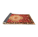 Sideview of Persian Orange Traditional Rug, abs3111org