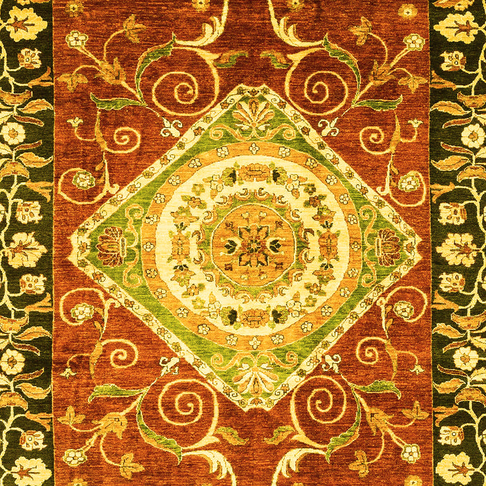 Persian Yellow Traditional Rug, abs3111yw