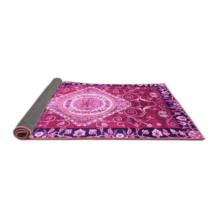 Sideview of Persian Pink Traditional Rug, abs3111pnk
