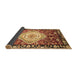 Sideview of Persian Brown Traditional Rug, abs3111brn