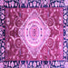 Square Persian Purple Traditional Rug, abs3111pur