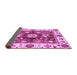 Sideview of Oriental Purple Traditional Rug, abs3112pur