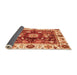 Sideview of Oriental Orange Traditional Rug, abs3112org