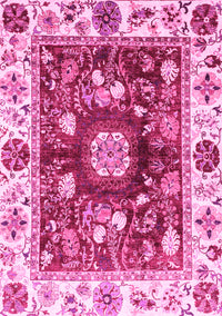 Oriental Pink Traditional Rug, abs3112pnk