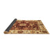 Sideview of Oriental Brown Traditional Rug, abs3112brn