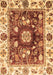 Machine Washable Oriental Brown Traditional Rug, wshabs3112brn