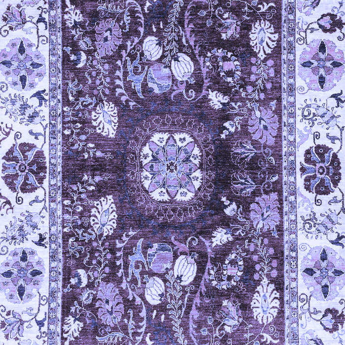 Machine Washable Oriental Blue Traditional Rug, wshabs3112blu