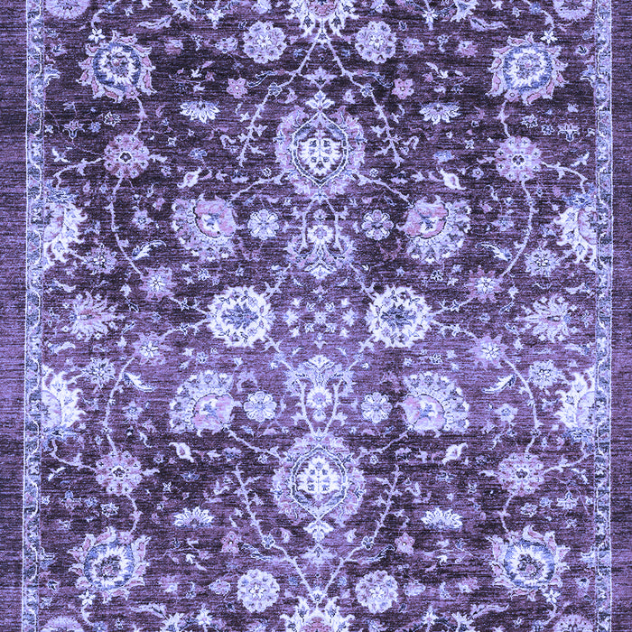 Machine Washable Oriental Blue Traditional Rug, wshabs3113blu