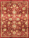 Abstract Red Oriental Rug, abs3113