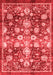 Oriental Red Traditional Area Rugs