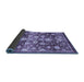 Sideview of Oriental Blue Traditional Rug, abs3113blu