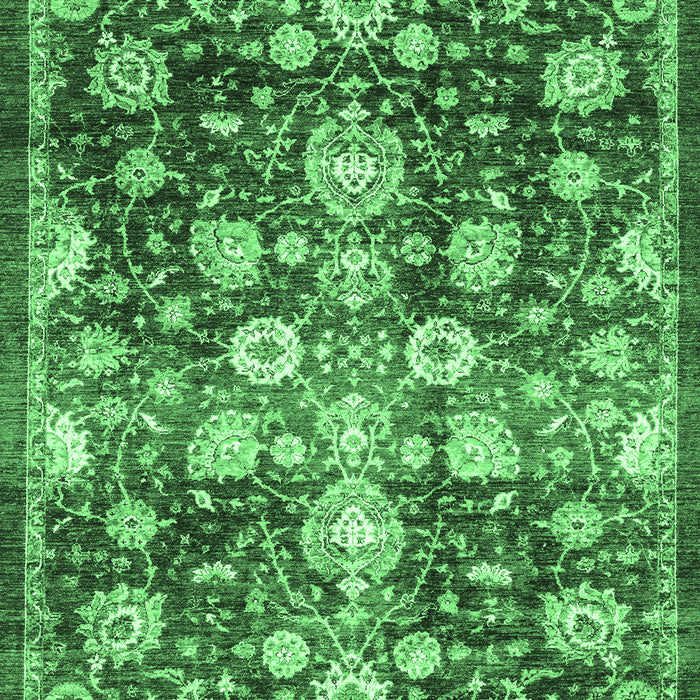 Oriental Emerald Green Traditional Rug, abs3113emgrn