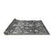 Sideview of Oriental Gray Traditional Rug, abs3113gry