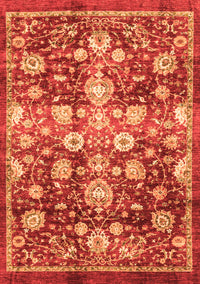 Oriental Orange Traditional Rug, abs3113org