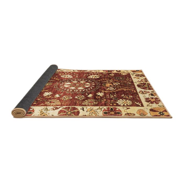Sideview of Oriental Brown Traditional Rug, abs3114brn