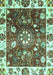 Oriental Turquoise Traditional Rug, abs3114turq