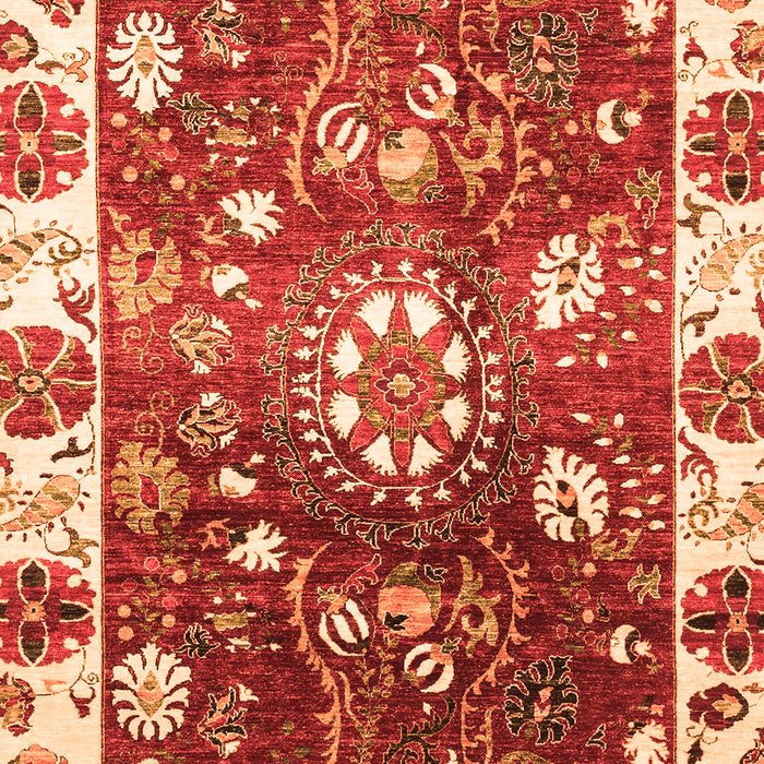 Oriental Orange Traditional Rug, abs3114org