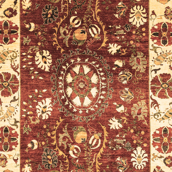 Oriental Brown Traditional Rug, abs3114brn
