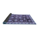 Sideview of Oriental Blue Traditional Rug, abs3115blu