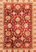 Oriental Orange Traditional Rug, abs3115org