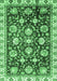 Oriental Emerald Green Traditional Rug, abs3115emgrn