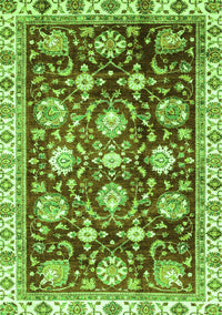 Oriental Green Traditional Rug, abs3115grn