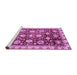 Sideview of Machine Washable Oriental Purple Traditional Area Rugs, wshabs3115pur