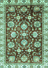 Oriental Turquoise Traditional Rug, abs3115turq