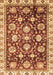 Machine Washable Oriental Brown Traditional Rug, wshabs3115brn