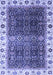 Machine Washable Abstract Blue Modern Rug, wshabs3116blu