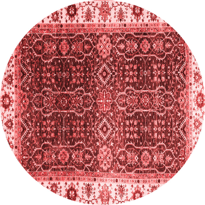 Machine Washable Abstract Red Modern Rug, wshabs3116red