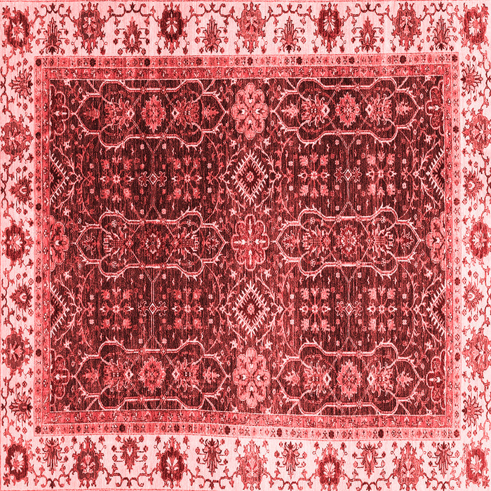Abstract Red Modern Rug, abs3116red