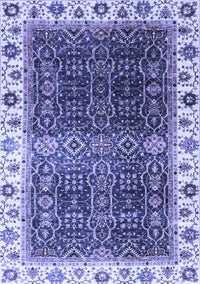 Abstract Blue Modern Rug, abs3116blu