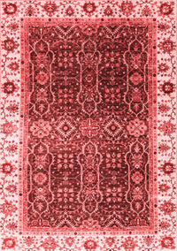 Abstract Red Modern Rug, abs3116red