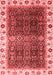 Abstract Red Modern Area Rugs