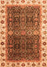 Abstract Orange Modern Rug, abs3116org