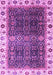 Machine Washable Abstract Purple Modern Area Rugs, wshabs3116pur