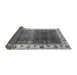 Sideview of Abstract Gray Modern Rug, abs3116gry