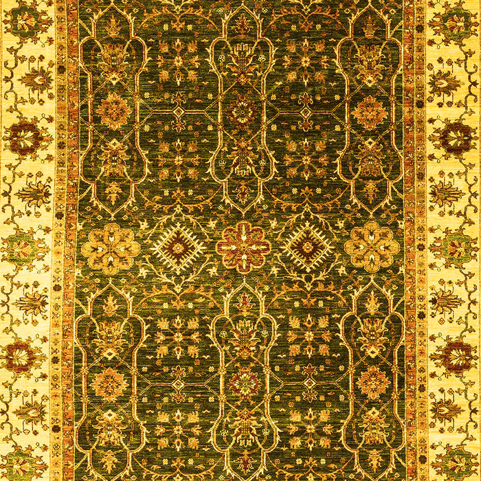 Abstract Yellow Modern Rug, abs3116yw