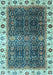 Machine Washable Abstract Light Blue Modern Rug, wshabs3116lblu