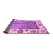 Sideview of Oriental Purple Traditional Rug, abs3117pur