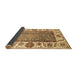 Sideview of Oriental Brown Traditional Rug, abs3117brn