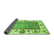 Sideview of Oriental Green Traditional Rug, abs3117grn