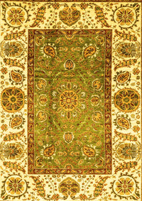 Oriental Yellow Traditional Rug, abs3117yw