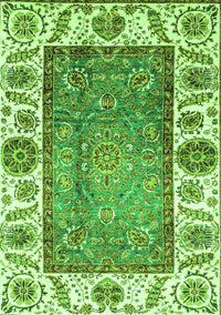 Oriental Green Traditional Rug, abs3117grn