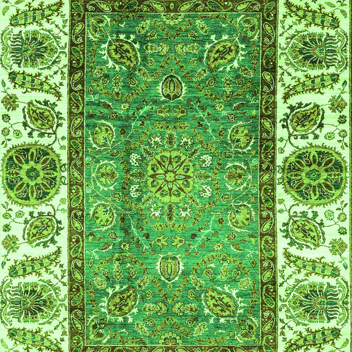 Oriental Green Traditional Rug, abs3117grn