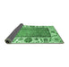 Sideview of Oriental Emerald Green Traditional Rug, abs3117emgrn